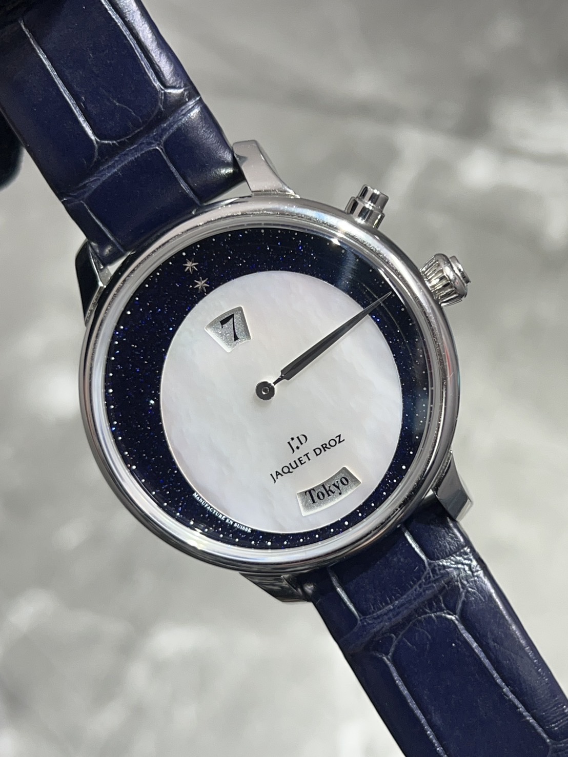 JAQUET DROZ (ジャケ ドロー) トゥエルブ シティ アベンチュリン【2021年5月印】【中古美品】【J010110270】