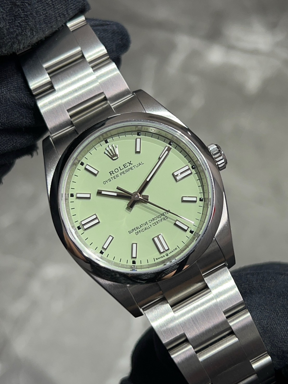 ROLEX(ロレックス) オイスターパーペチュアル36 ピスタチオ【2025年7月印】【未使用品】【126000】