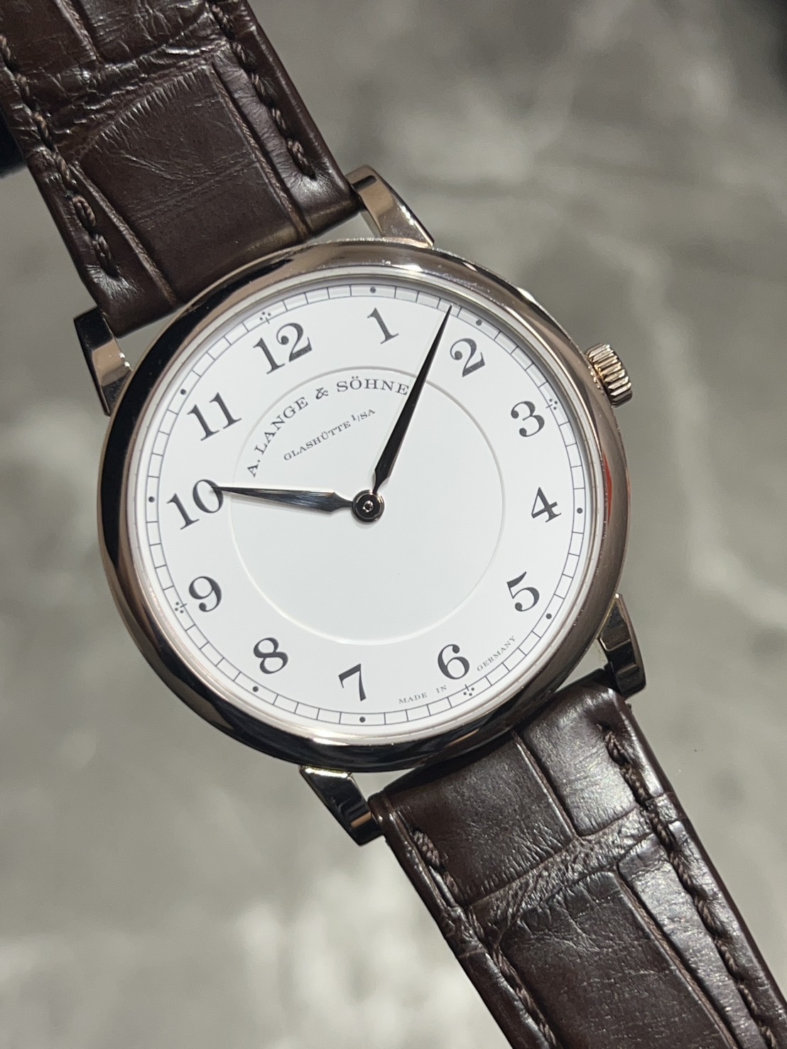 【175本限定】A.LANGE&SOHNE( A.ランゲ&ゾーネ) 1815フラッハ ハニーゴールド【2022年7月印】【中古美品】【239.050】