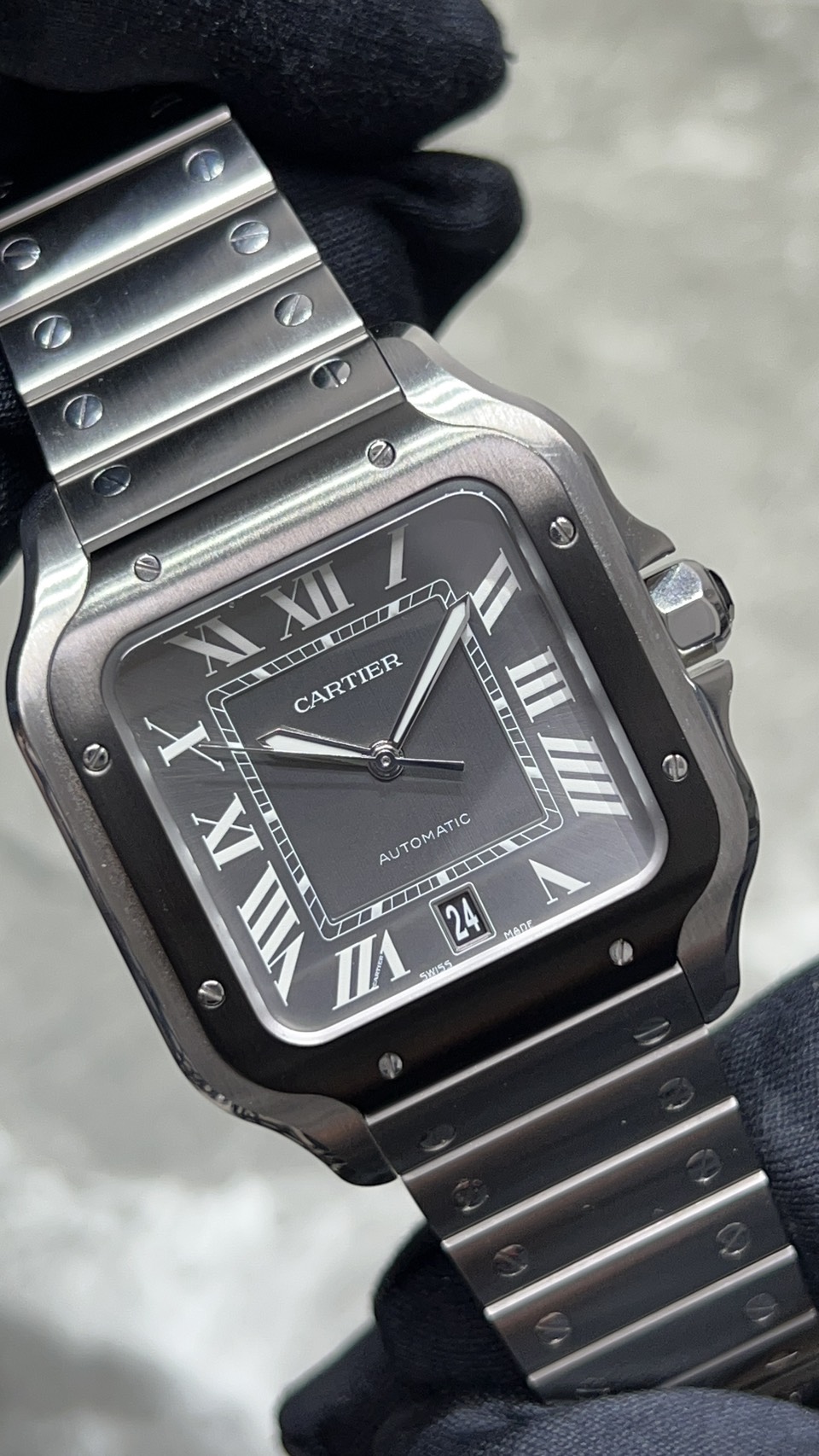 CARTIER(カルティエ) サントスドゥカルティエLM【2023年2月印】【中古品】【WSSA0037】