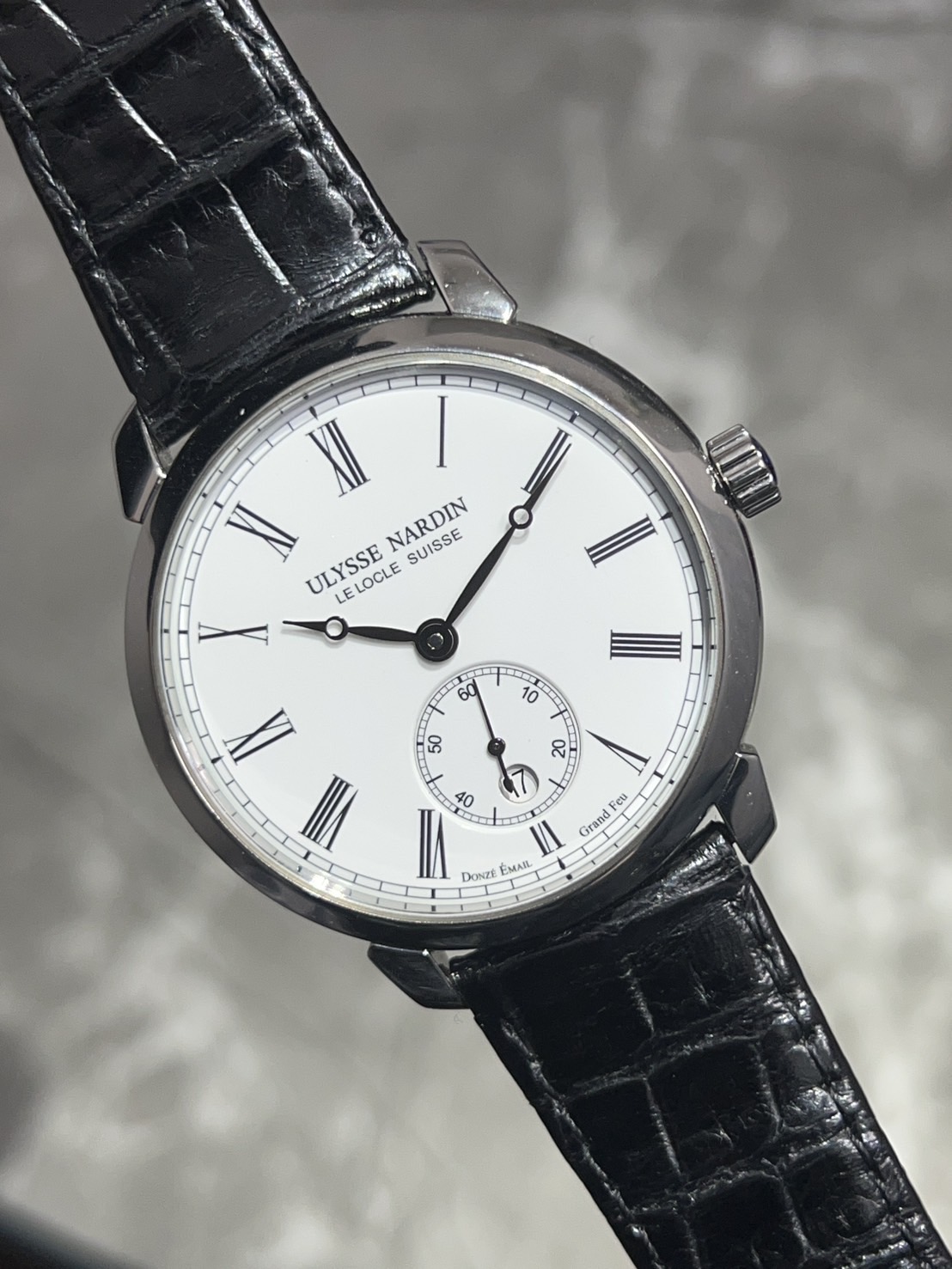 【限定20本】ULYSSE NARDIN (ユリス ナルダン) クラシコ【2016年12月印】【中古品】【3203-136LE/E0-J】