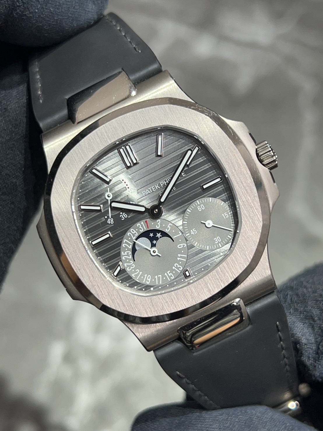 PATEK PHILIPPE(パテックフィリップ) ノーチラス【2021年1月印】【中古品】【5712G-001】