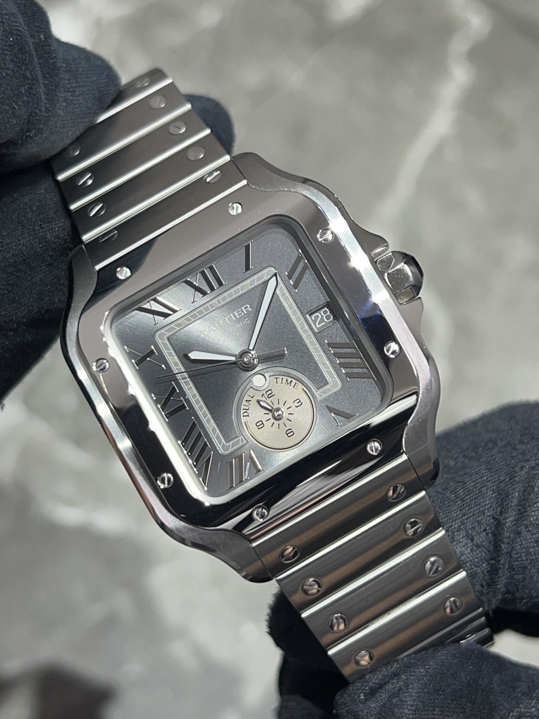 CARTIER(カルティエ) サントス デュアルタイム【2025年4月印】【中古美品】【WSSA0076】