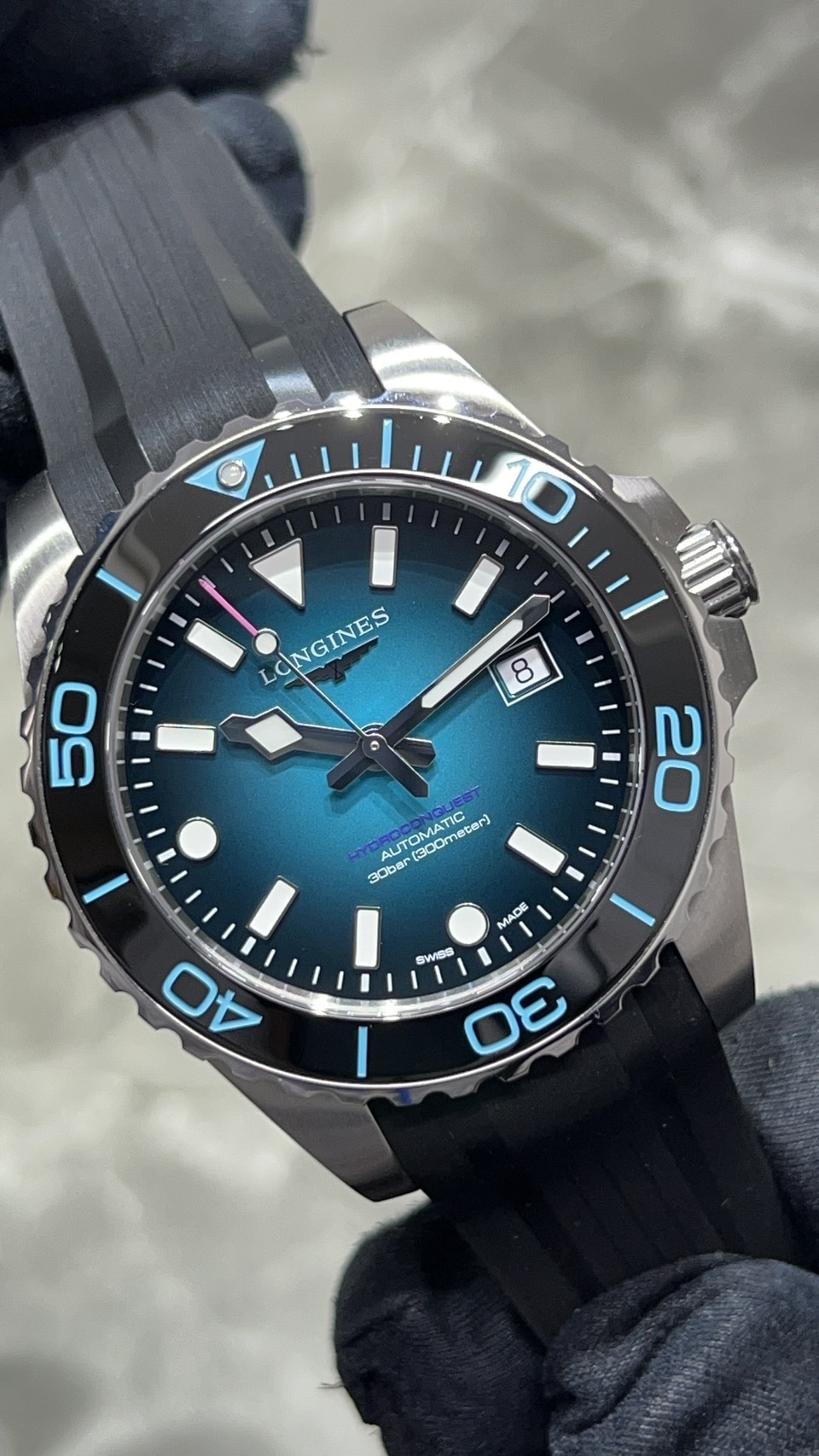 【2026本限定】LONGINES(ロンジン) ハイドロコンクエスト コモンウェルスゲームズ【2026年6月印】【中古美品】【L3.788.4.09.9】