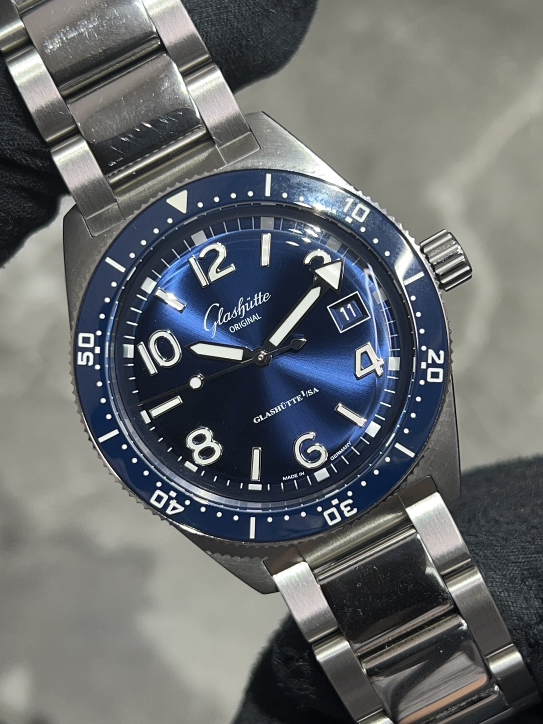 GLASHUTTE ORIGINAL (グラスヒュッテオリジナル) SeaQ【2024年11月印】【中古美品】【1-39-11-09-81-70】