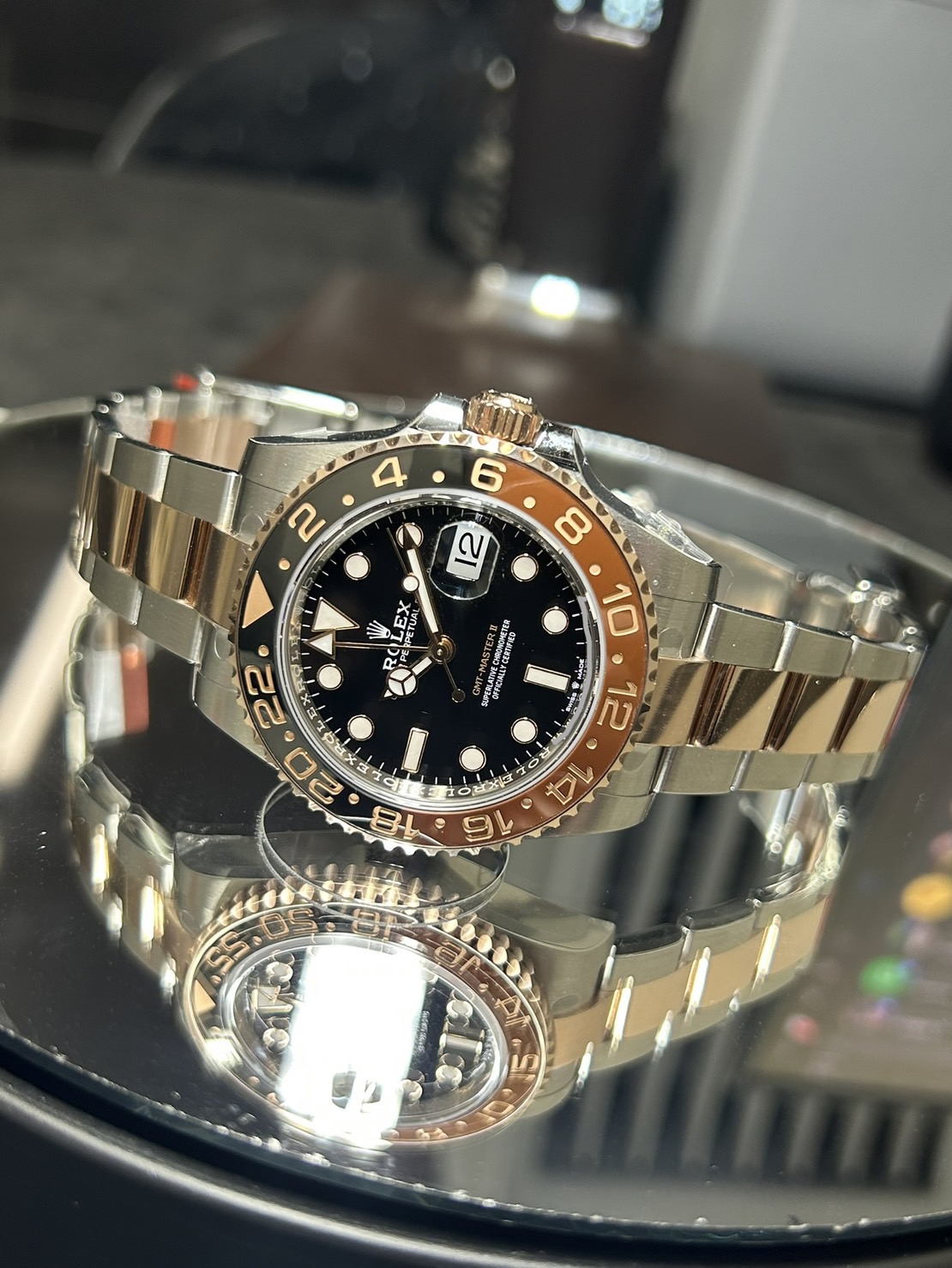 ROLEX(ロレックス)・ＧＭＴマスターⅡコンビ【2023年7月印】【極美品】【126711CHNR】