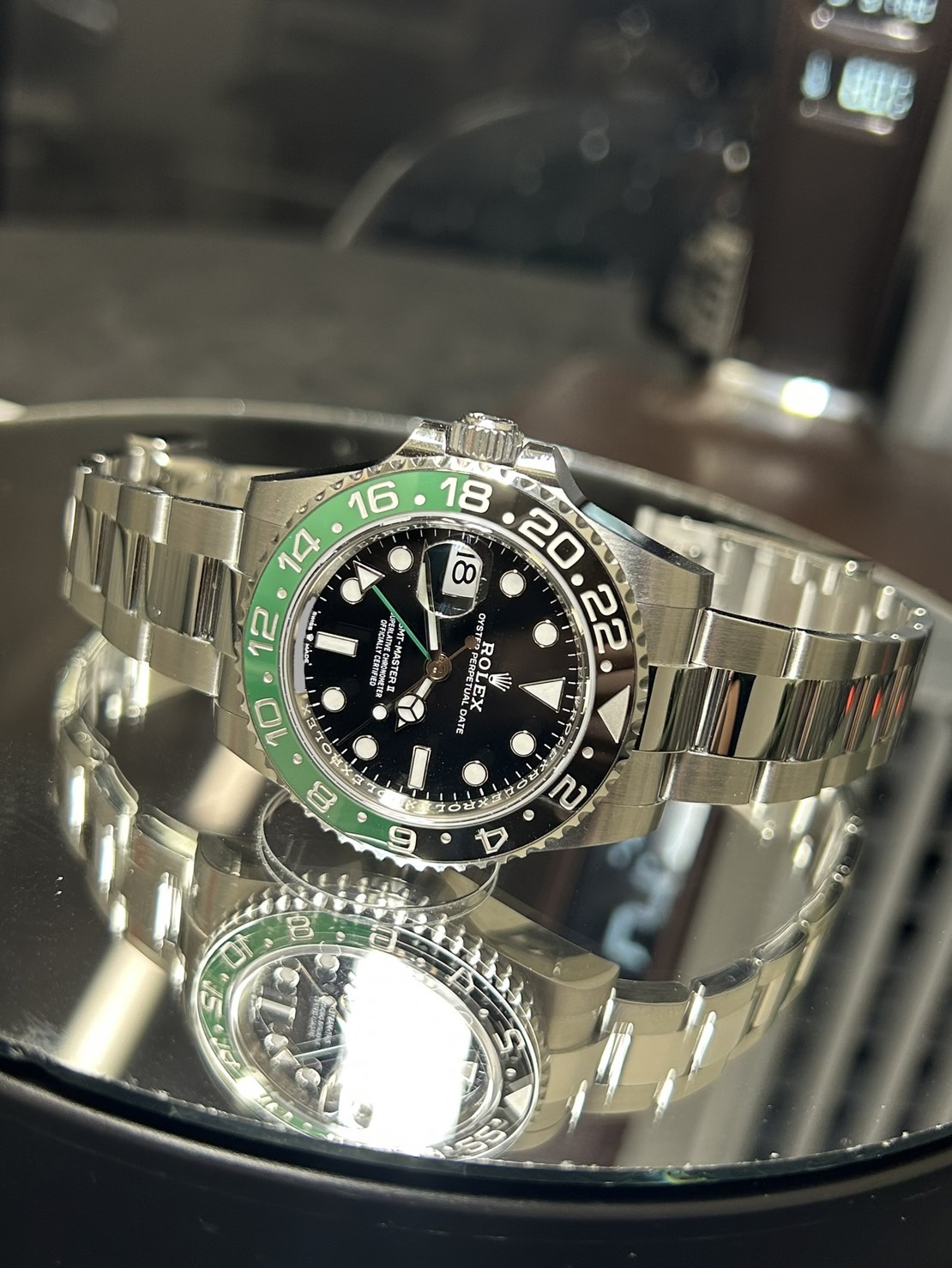 ROLEX(ロレックス)・GMTマスターⅡレフティー【2023年7月印】【極美品】【126720VTNR】