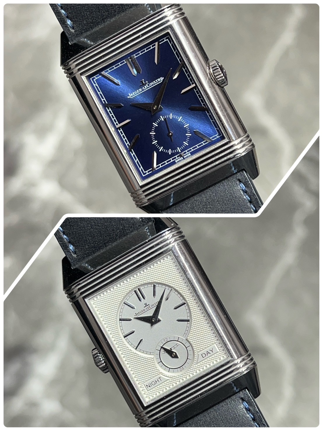 JAEGER-LECOULTRE(ジャガールクルト) レベルソ トリビュート デュオ スモールセコンド　【2021年8月印】【中古品】【Q3988482】