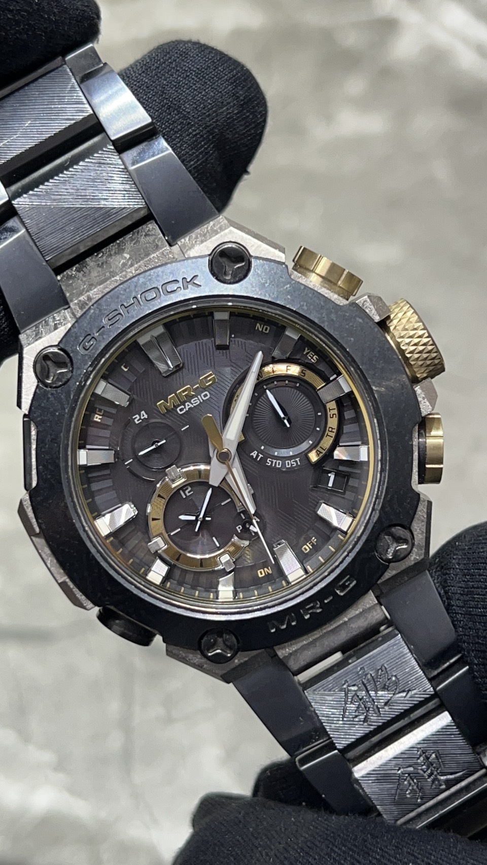 【500本限定】CASIO(カシオ) MR-G 月山コラボレーションモデル【保証書日付ブランク】【中古美品】【MRG-B2000GA-1ADR】