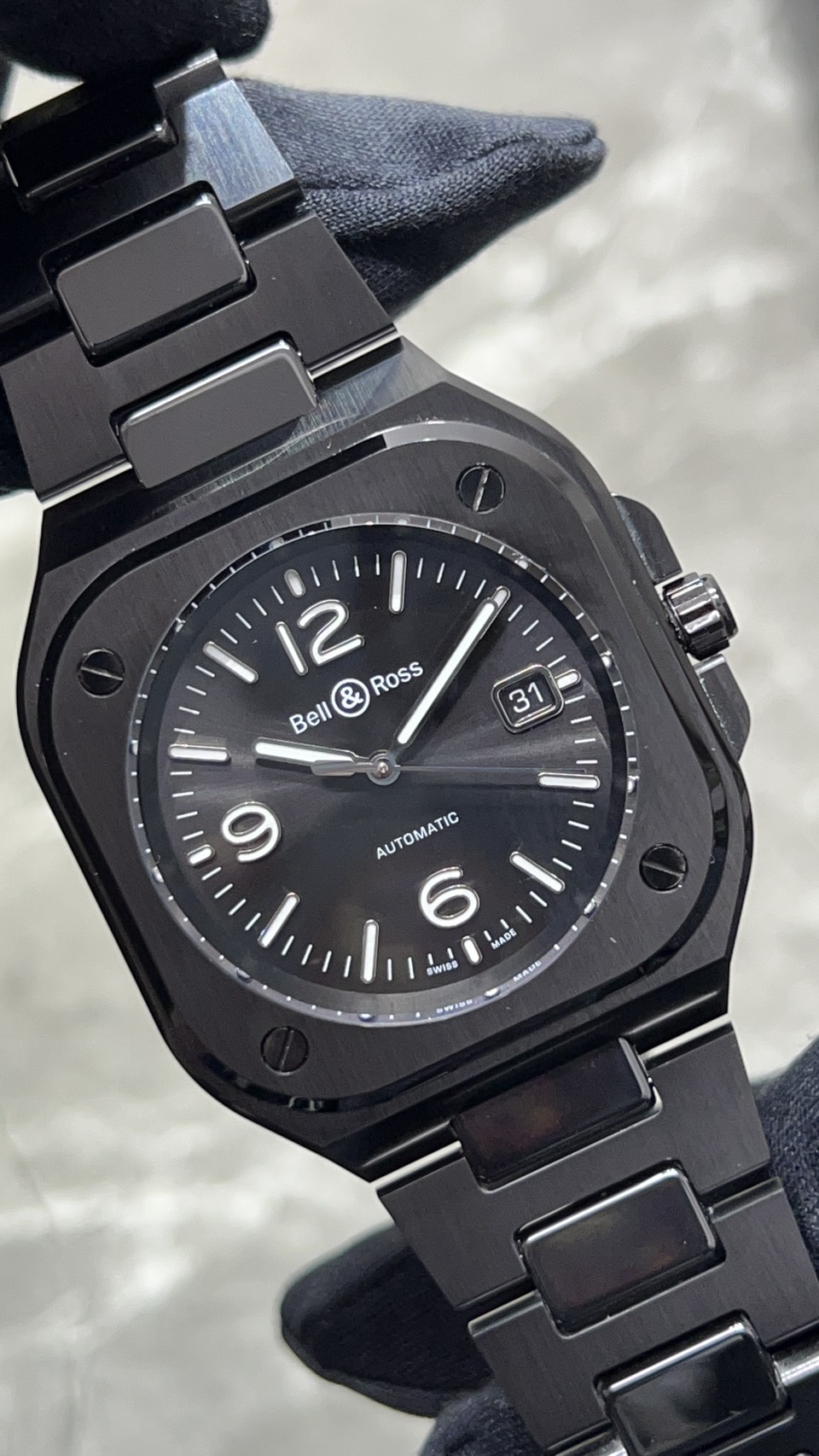 Bell & Ross（ベル&ロス）BR05 ブラックセラミック【2024年5月印】【極美品中古】【BR05A-BL-CE/SCE】