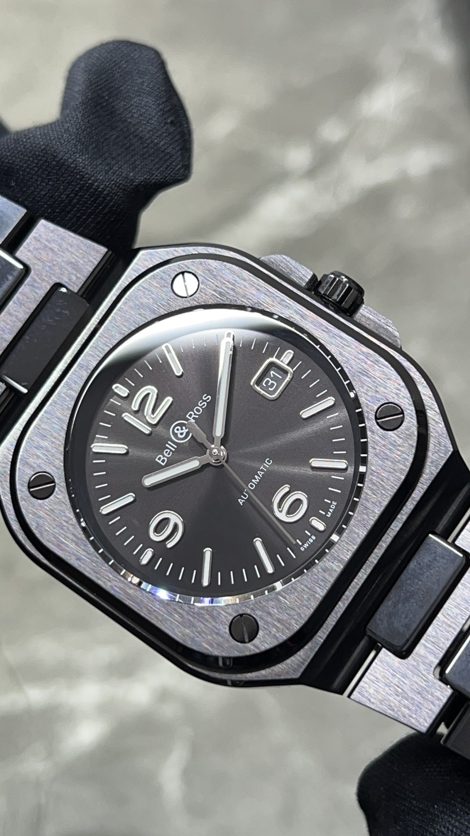 最終値上げ！！引退品、微高レア烙印 Bell & Ross（ベル&ロス）BR05 ブラックセラミック【2024年5月印】【極