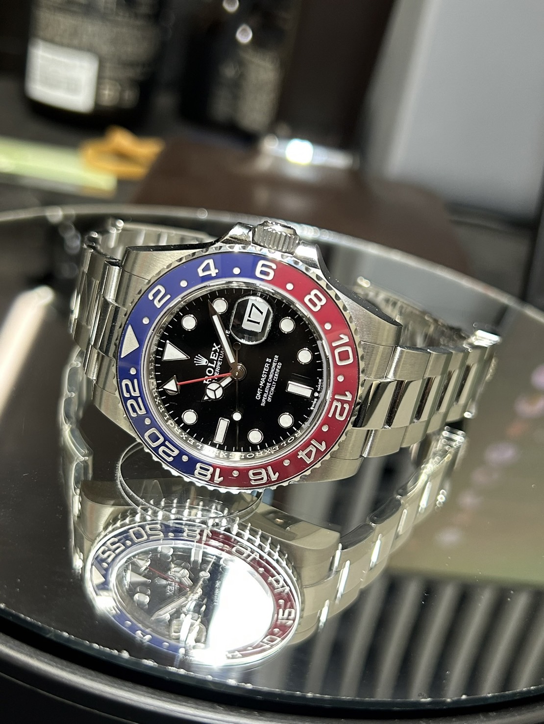 ROLEX（ロレックス）・GMTマスターⅡ・ペプシ【2023年2月印】【中古美品】【126710BLRO】