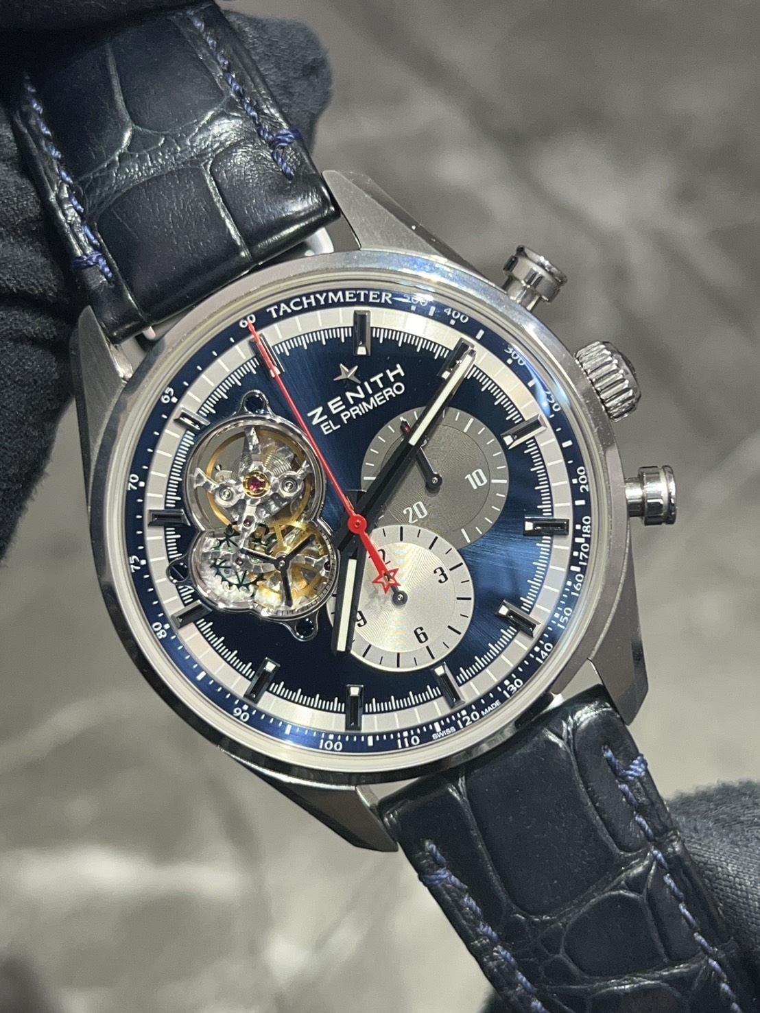 ZENITH(ゼニス) クロノマスター 1969 エル プリメロ オープン【2019年9月印】【中古品】【03.2040.4061/52.C700】