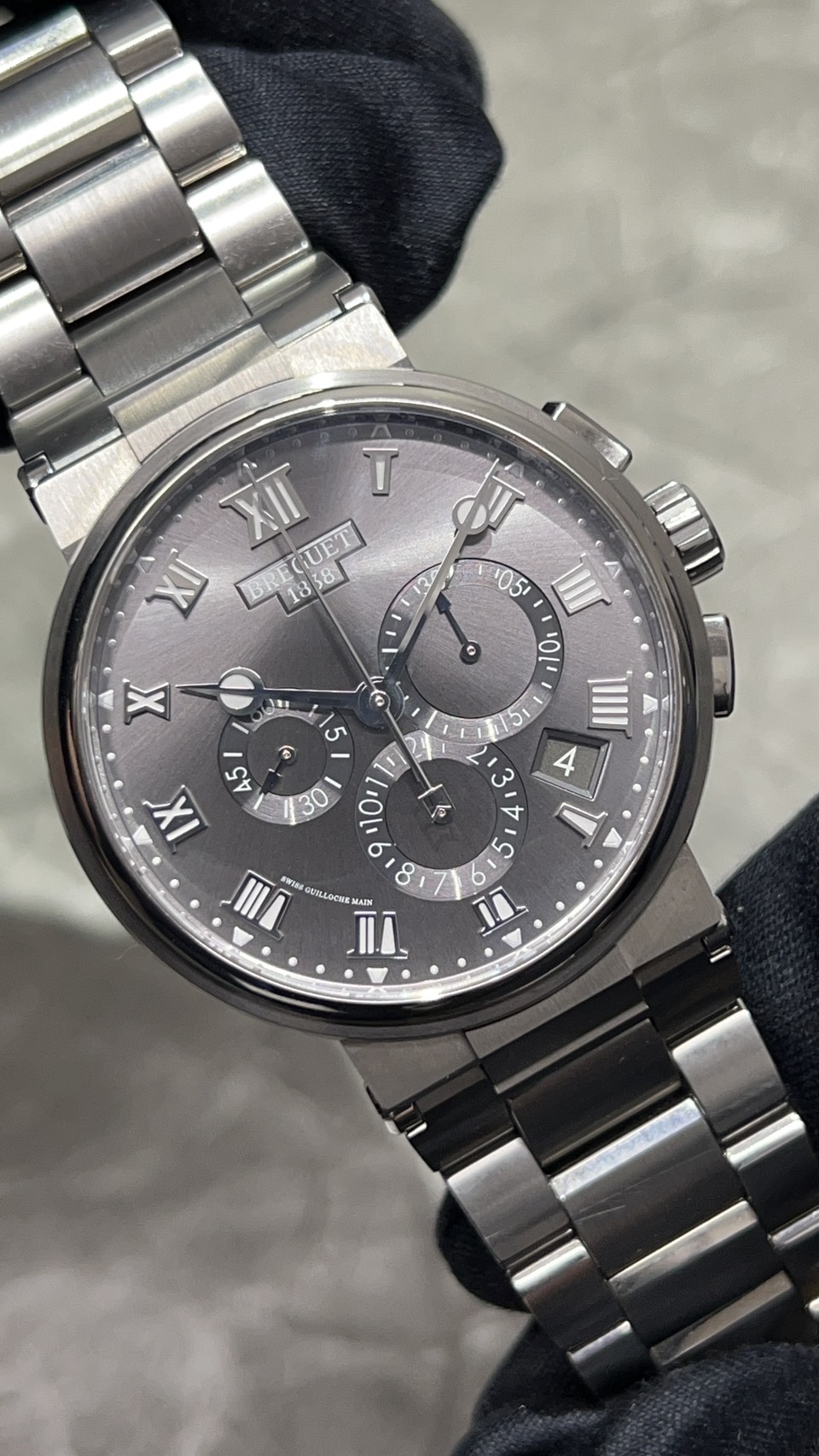 BREGUET(ブレゲ) マリーン クロノグラフ【2022年1月印】【中古美品】【5527TI/G2/TW0】