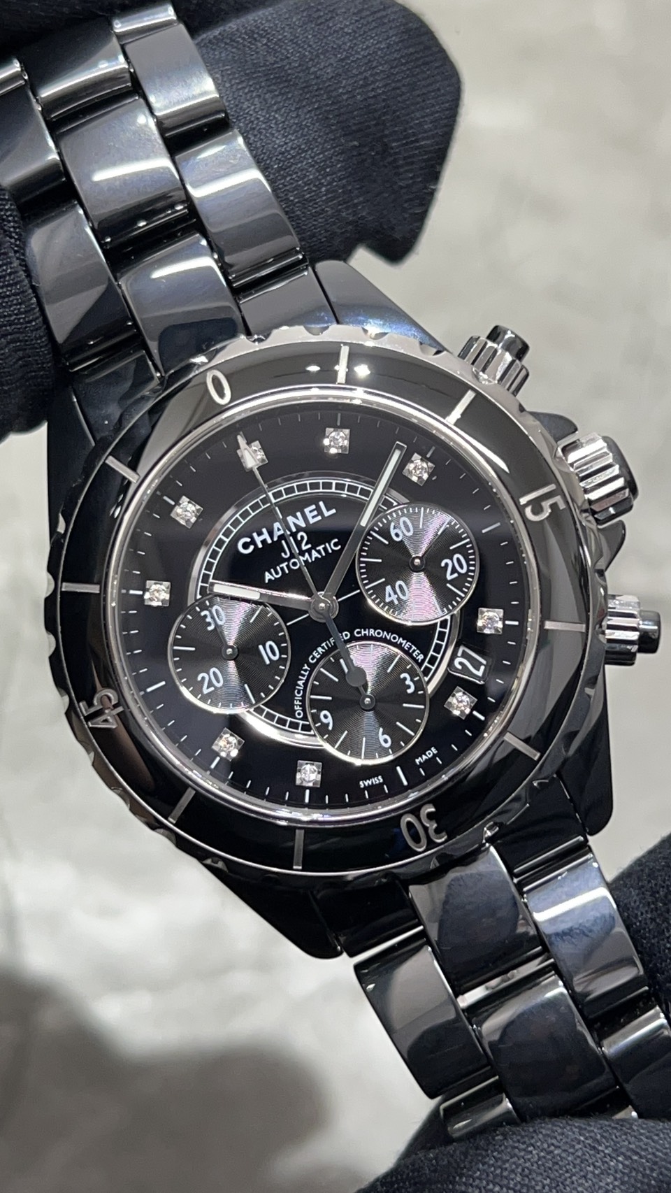 CHANEL(シャネル) J12 クロノグラフ【2013年11月印】【中古品】【H2419】