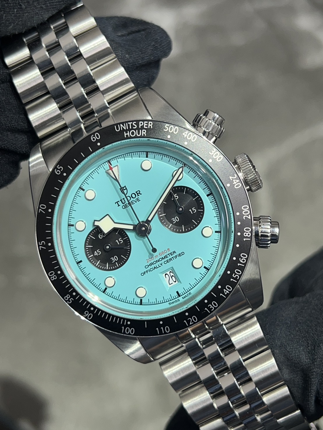 TUDOR(チューダー) ブラックベイクロノ【2025年4月印】【極美品】【M79360N-0024】