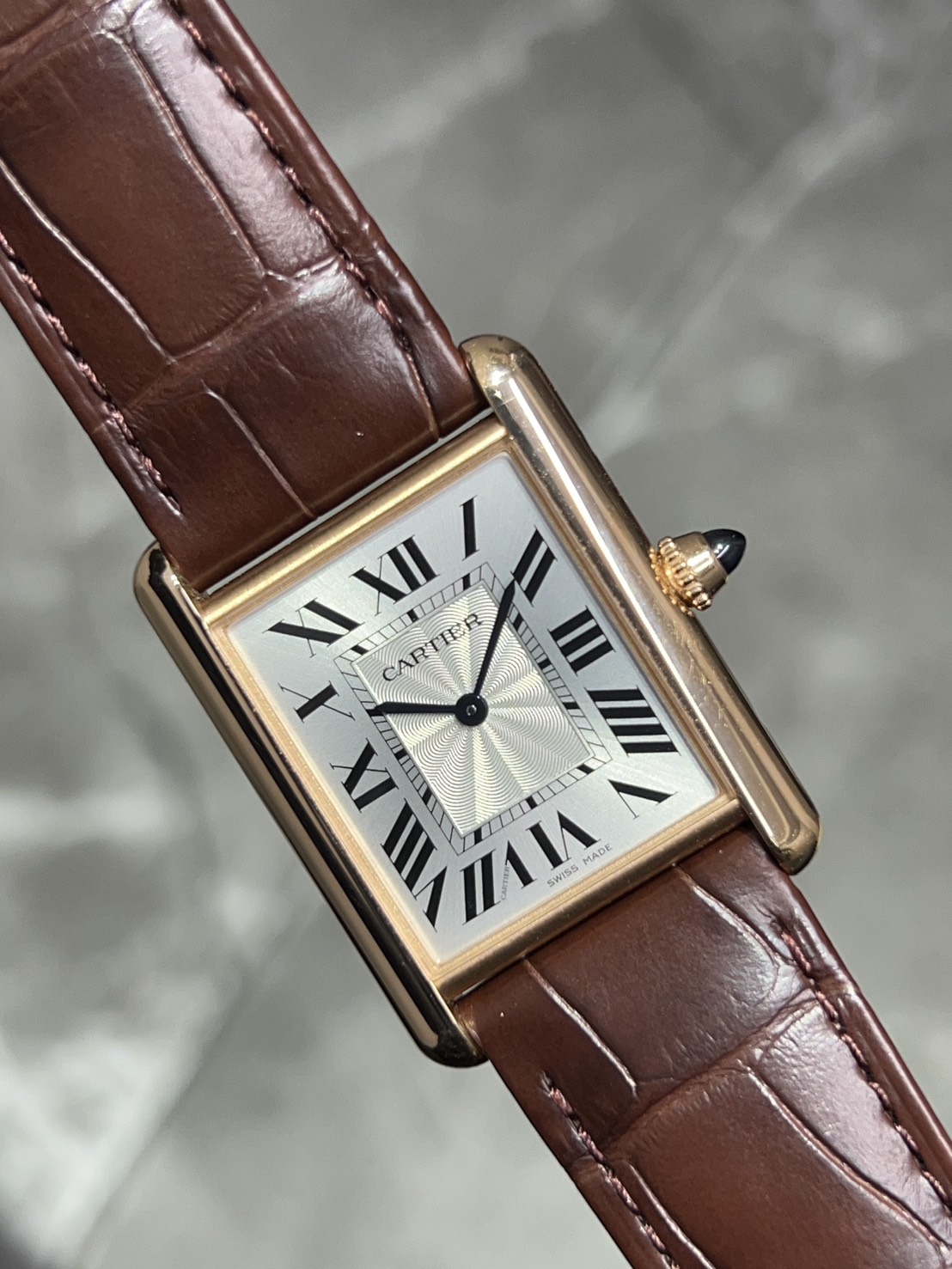 CARTIER(カルティエ)タンク ルイ カルティエ ウォッチ 【2024年9月印】【中古美品】【WGTA0011】