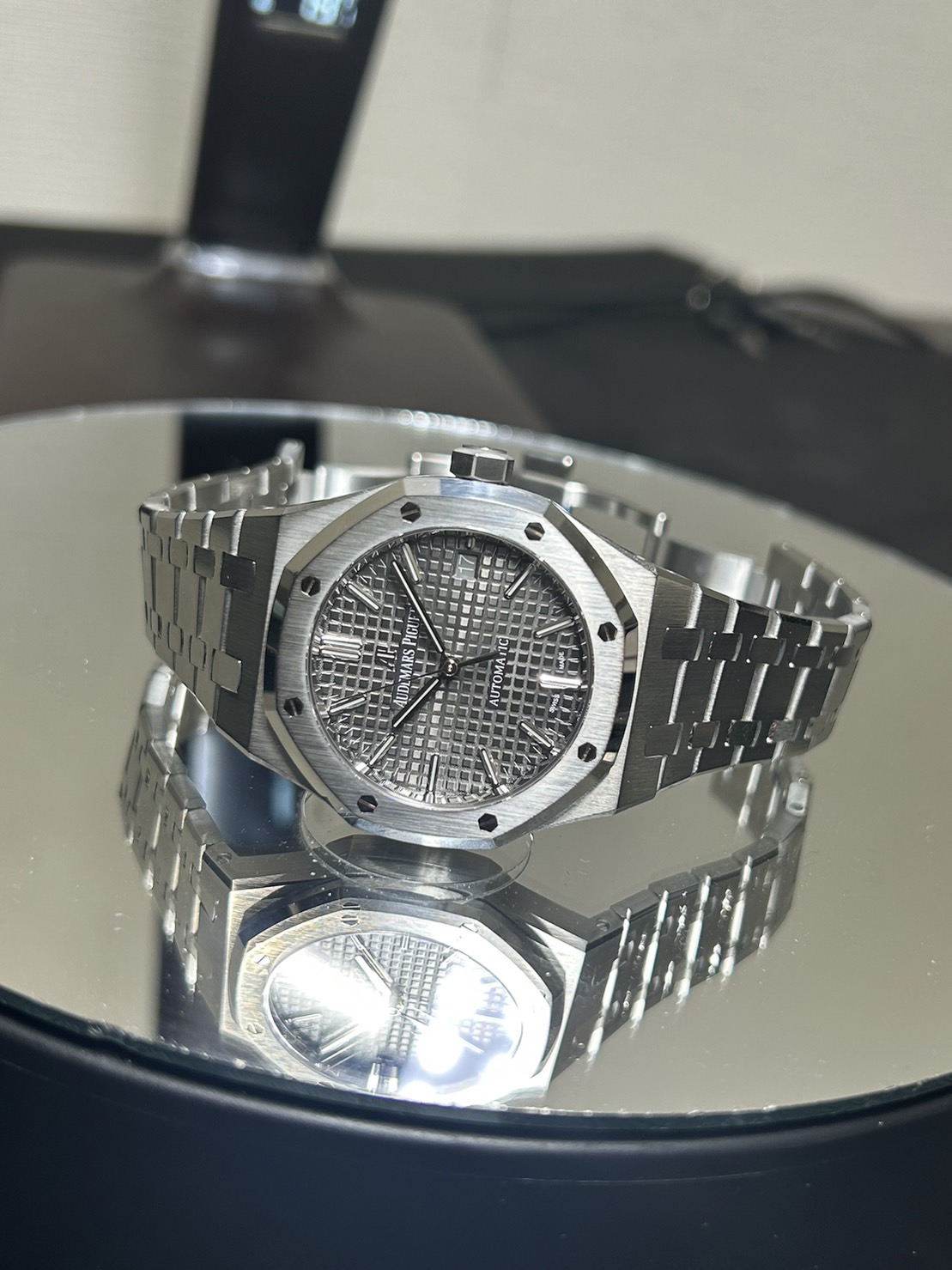 【4日15時まで取り置き】AUDEMARS PIGUET(オーデマピゲ)ロイヤルオーク【2019年12月印】【中古品】【 15450ST.OO.1256ST.02】