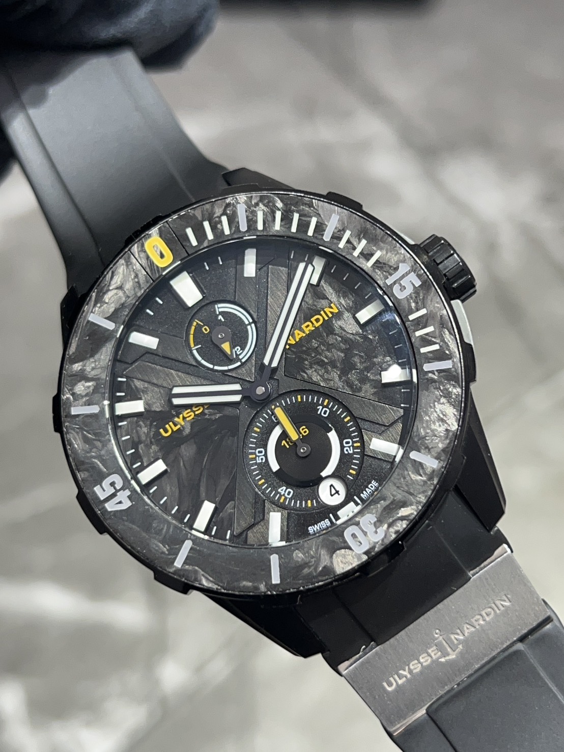 【300本限定】ULYSSE NARDIN(ユリス ナルダン) ダイバーX 44㎜ ケープホーン【2021年12月印】【中古品】【1183-170/92-cap】