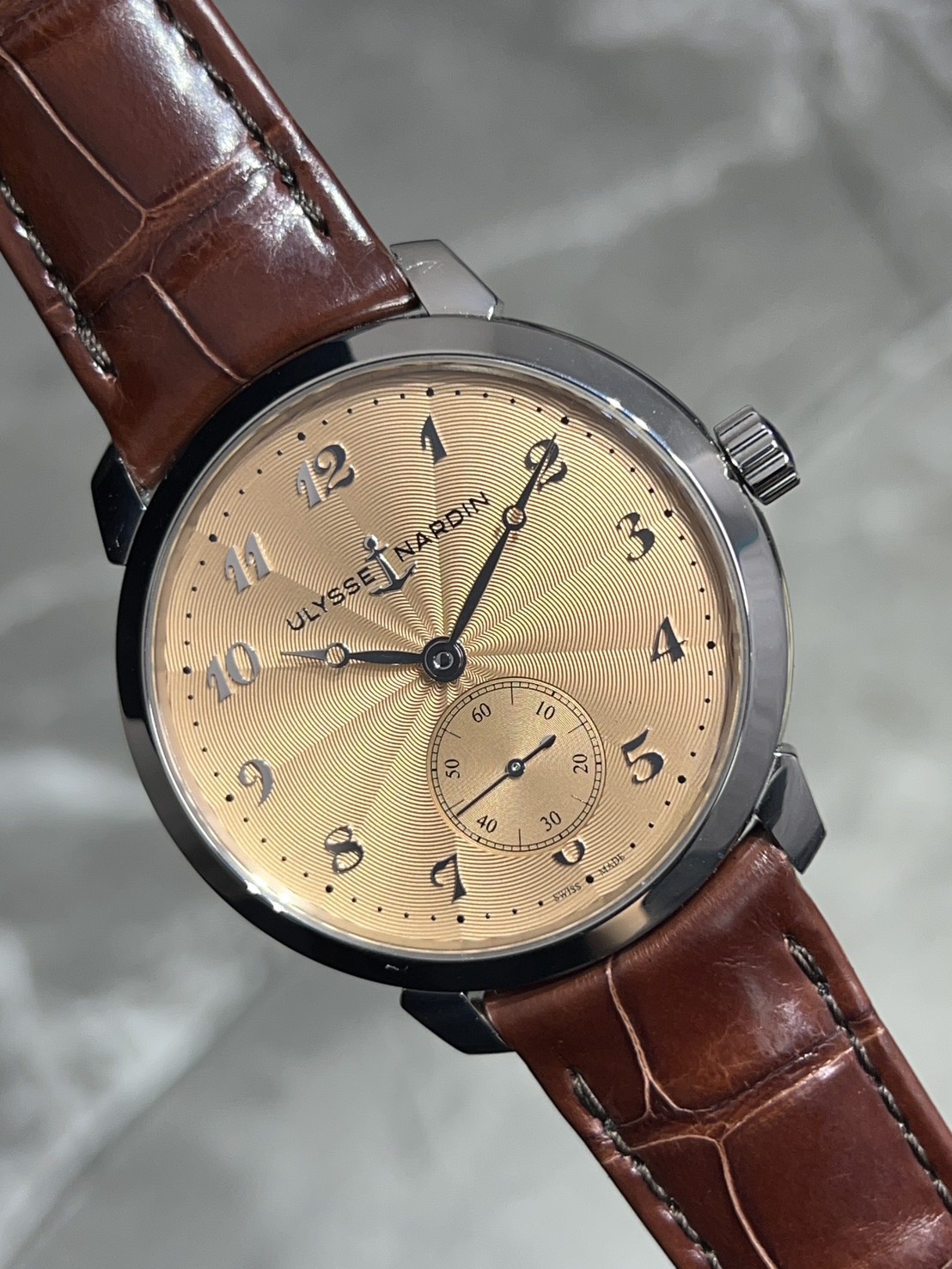 【限定25本】ULYSSE NARDIN(ユリス ナルダン) クラシコ【2021年10月印】【中古品】【3203-136LE-7A-THG/1A】