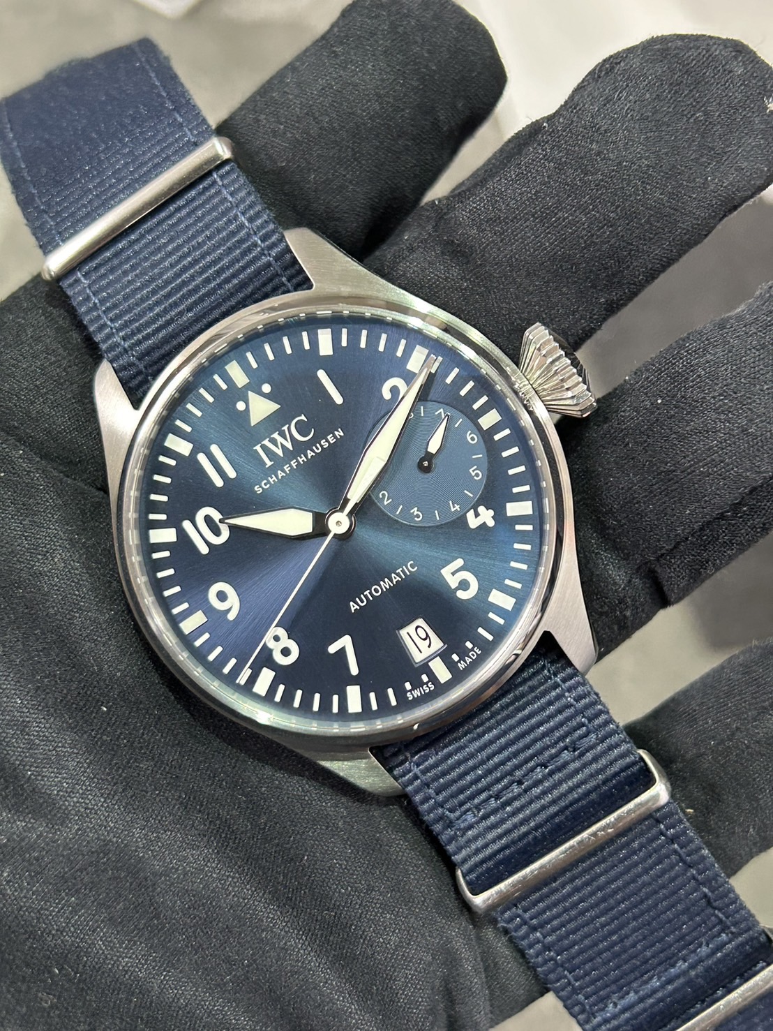【ローン審査中】IWC(アイダブリューシー) ビッグ パイロット ウォッチ プティ プランス【2023年6月印】【中古美品】【IW501002】