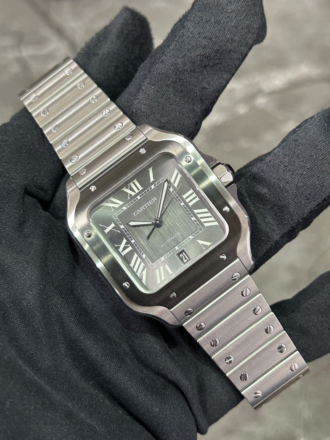 CARTIER(カルティエ) サントスドゥカルティエLM【2022年3月印】【中古品】【WSSA0037】