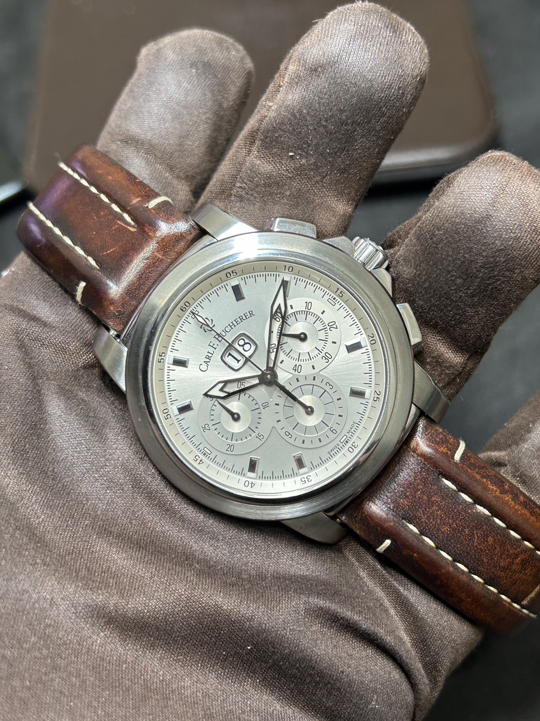 CARL.F.BUCHERER(カールF.ブヘラ)・パトラビ【2009年11月印】【中古品】【00.10624.08.13.01】