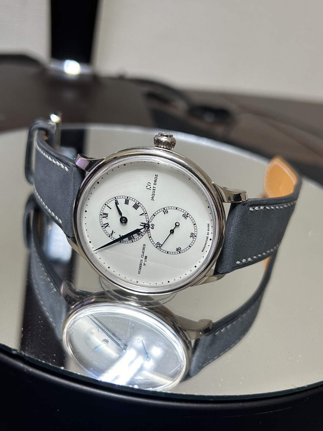 JAQUET DROZ（ジャケ・ドロー ）マジェスティック ベイジン レギュレーター【2007年4月印】【中古美品】【j018034202】