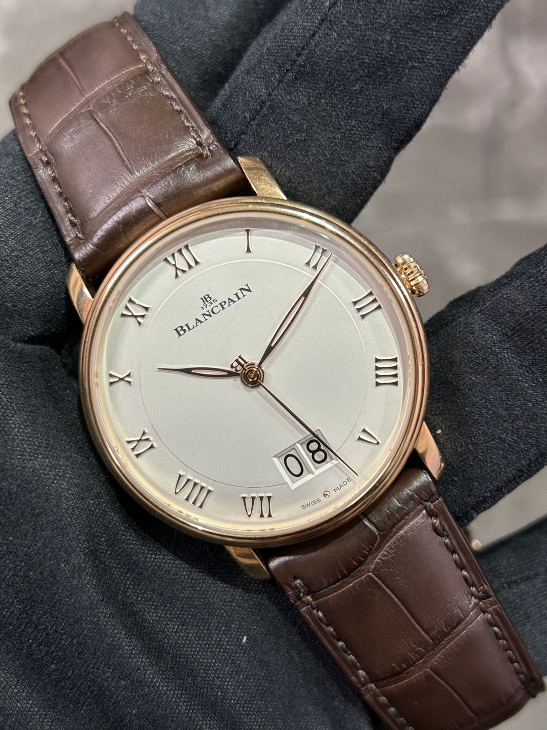 BLANCPAIN(ブランパン) ヴィルレ グランドデイト【2022年7月印】【中古品】【6669-3642-55B】