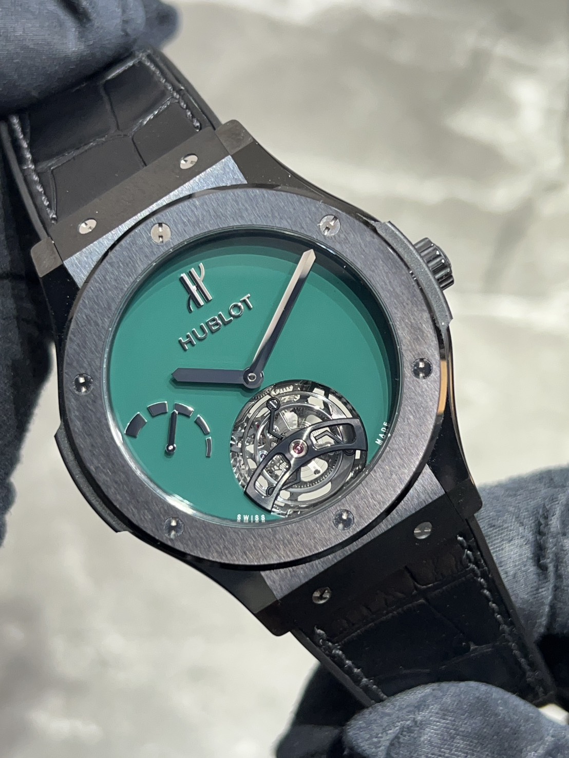 【12月25日営業終了迄の特価！（終了後は通常価格となります）】【限定18本】HUBLOT(ウブロ)クラシック フュージョン トゥールビヨン【2023年2月印】【極美品中古】【505.CM.5270.RX.MYOS】