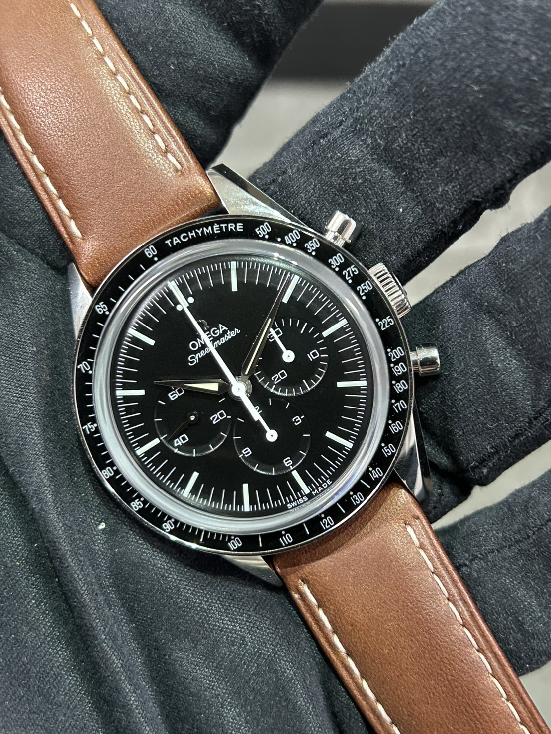 OMEGA(オメガ) スピードマスター ファースト オメガ イン スペー﻿ス【2021年7月印】【極美品中古】【311.32.40.30.01.001】