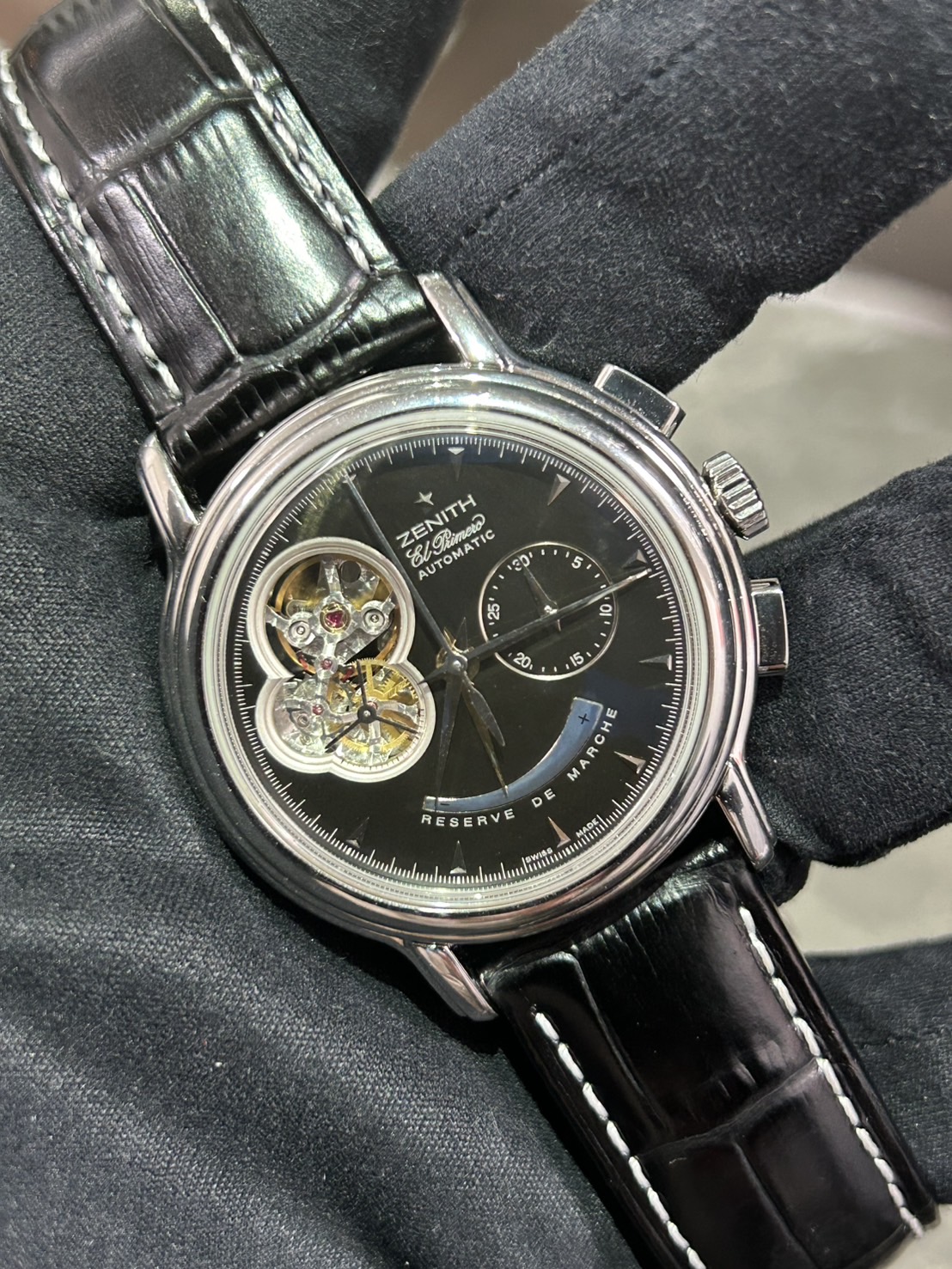 ZENITH(ゼニス) クロノマスター Tオープン【2004年12月印】【中古品】【03.0240.4021/21.C495】