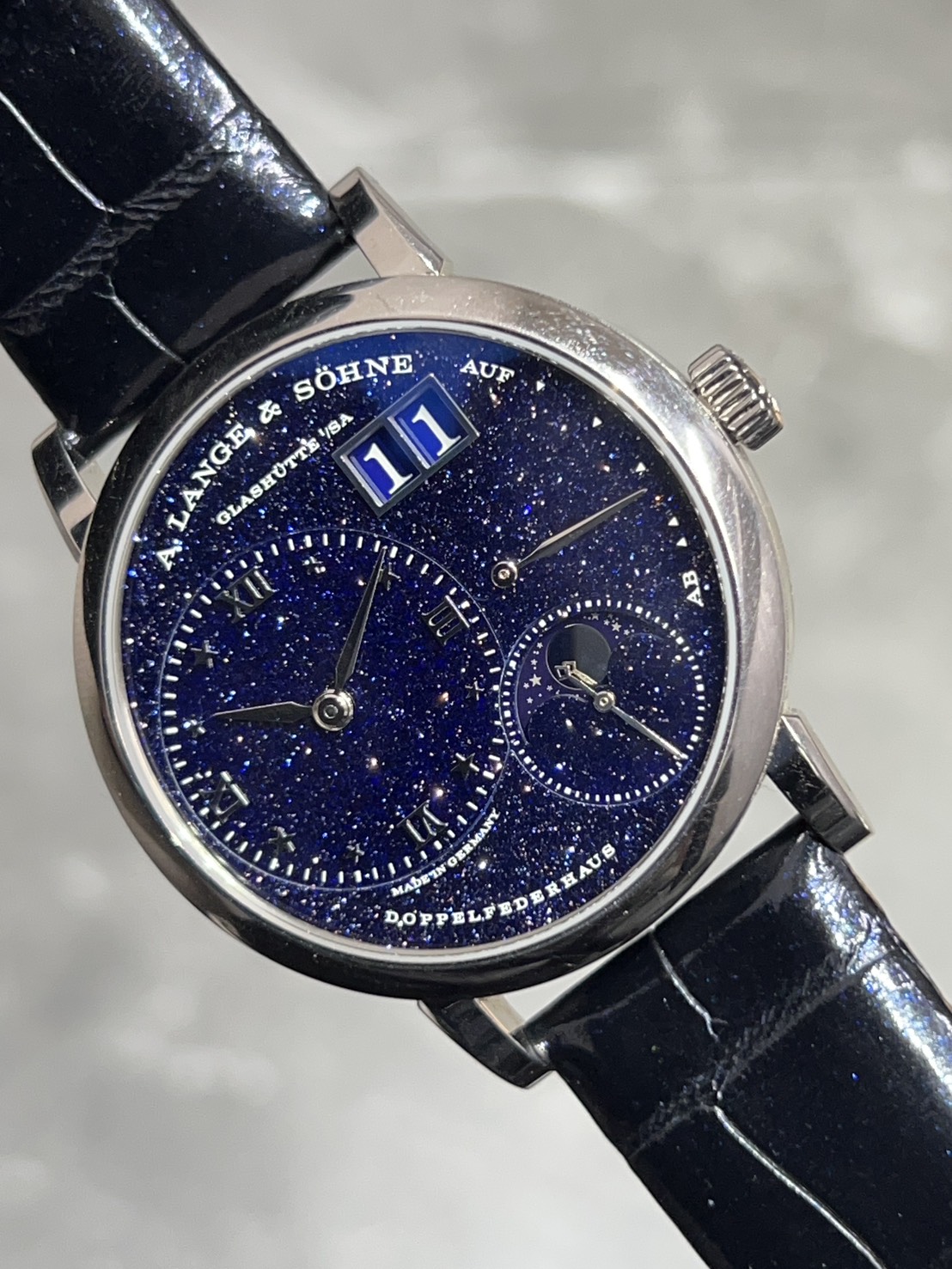A.LANGE&SOHNE( A.ランゲ&ゾーネ) リトルランゲ1 アベンチュリンダイヤル【2023年】【中古品】【182.086】