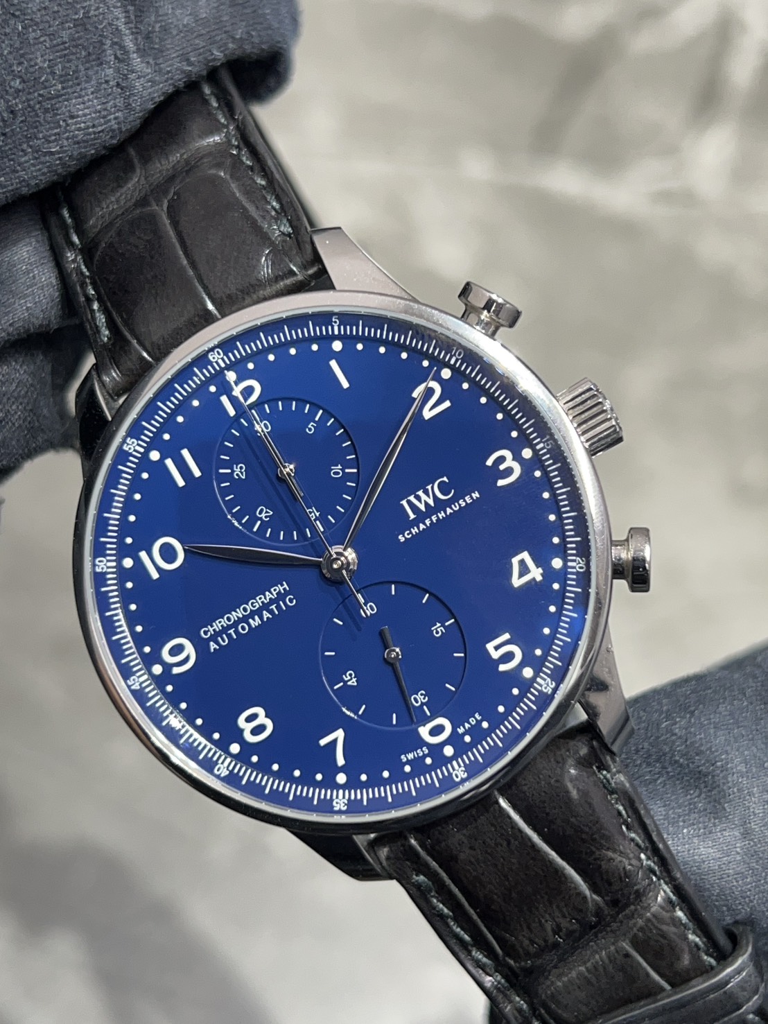 【12月25日営業終了迄の特価！（終了後は通常価格となります）】【限定2000本】IWC (アイダブリューシー) ポルトギーゼ クロノグラフ【保証書日付ブランク】【中古品】【IW371601】