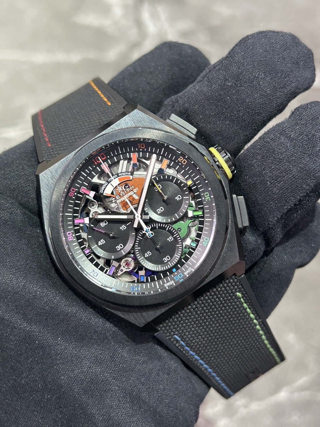 【限定500本】ZENITH(ゼニス) デファイ21 クロマII【2023年9月印】【中古美品】【49.9013.9004/21.R952】