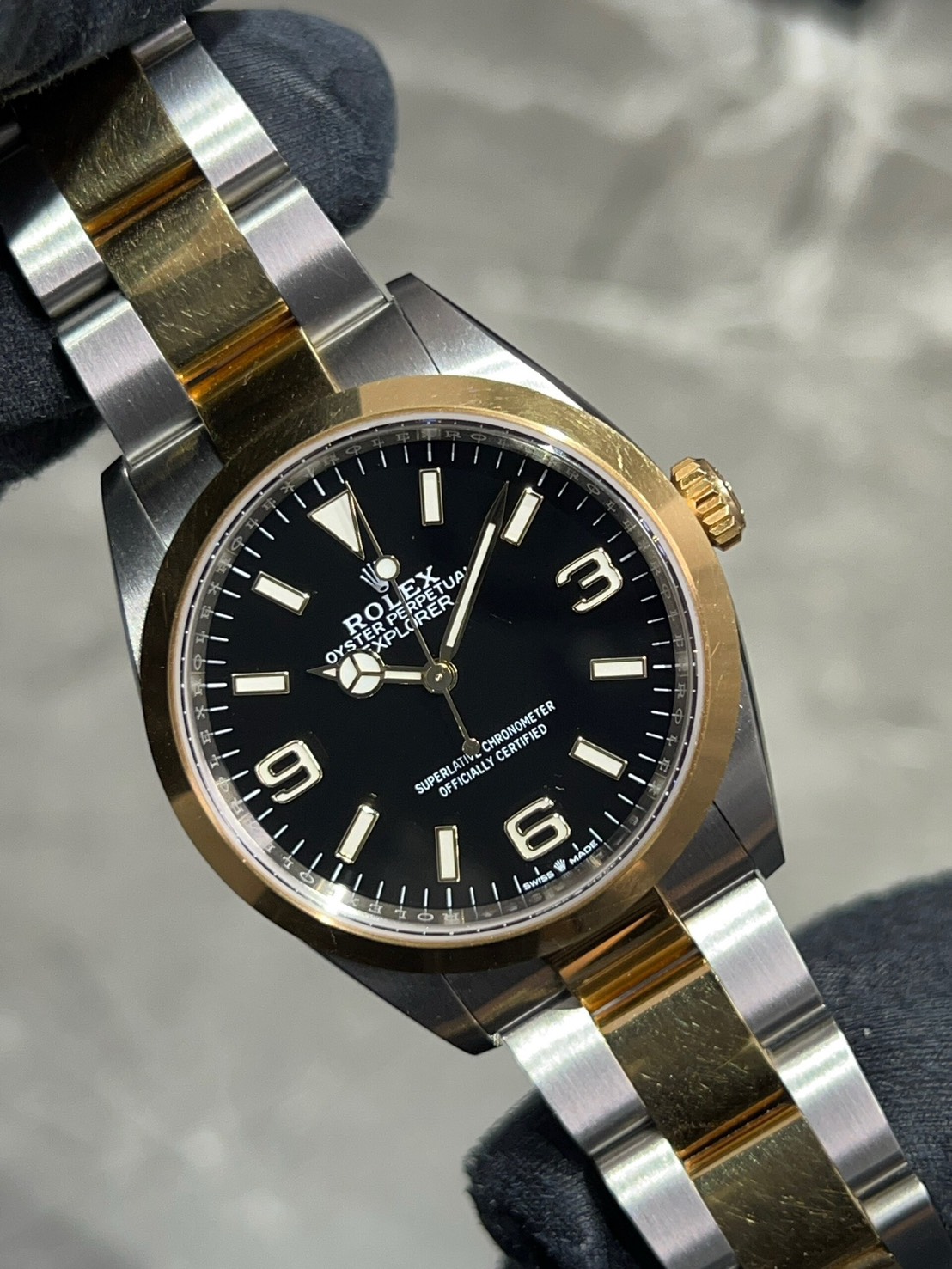 ROLEX(ロレックス) エクスプローラーⅠコンビ【2024年1月印】【中古品】【124273】