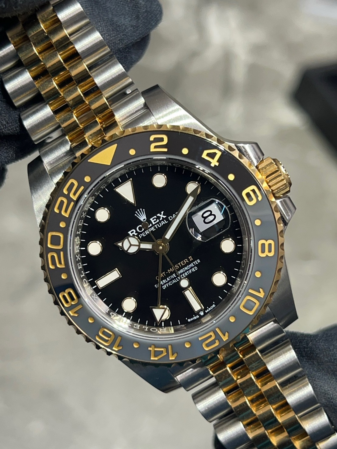 ROLEX(ロレックス) GMTマスターⅡ【2024年5月印】【中古美品】【126713GRNR】